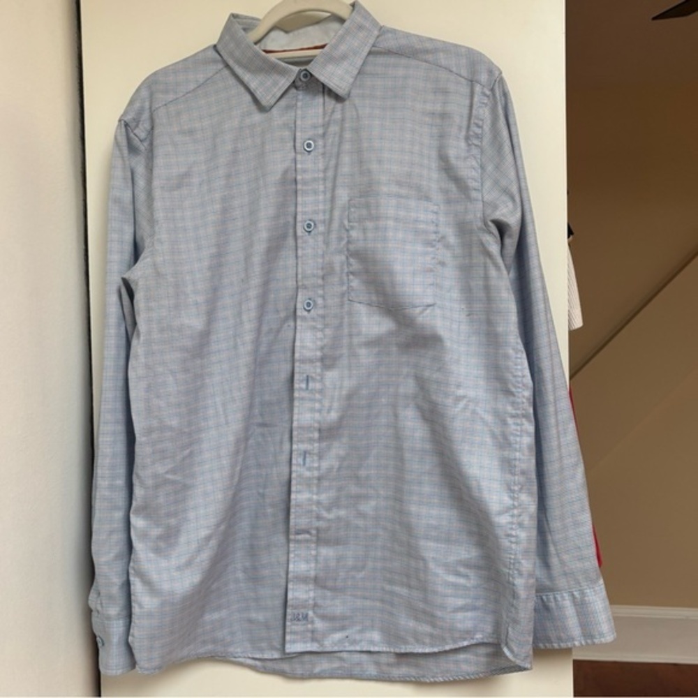 Men's Blue Checkered Shirt